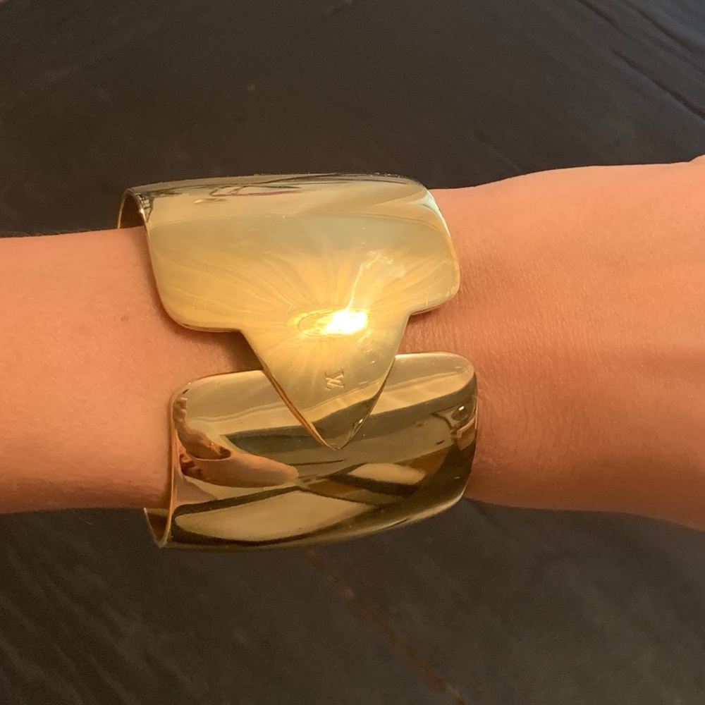 Rare Louis Vuitton solid Gold bangle